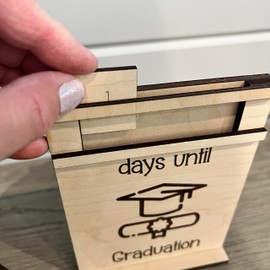 Wood Countdowns From Made By R And R (Graduation)