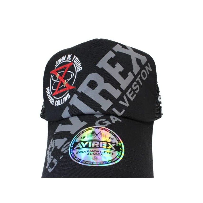 AVIREX Avilex Men's Hat, Mesh Cap, Large Sizes, XL, SPACE