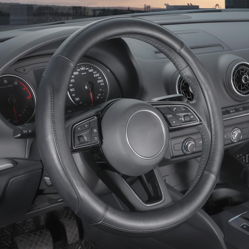 SEG Direct Car Steering Wheel Cover for Medium Standard Size