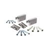 GedoTec Cabinet hanger SET COMPLETE white Wall support Cabinet mount