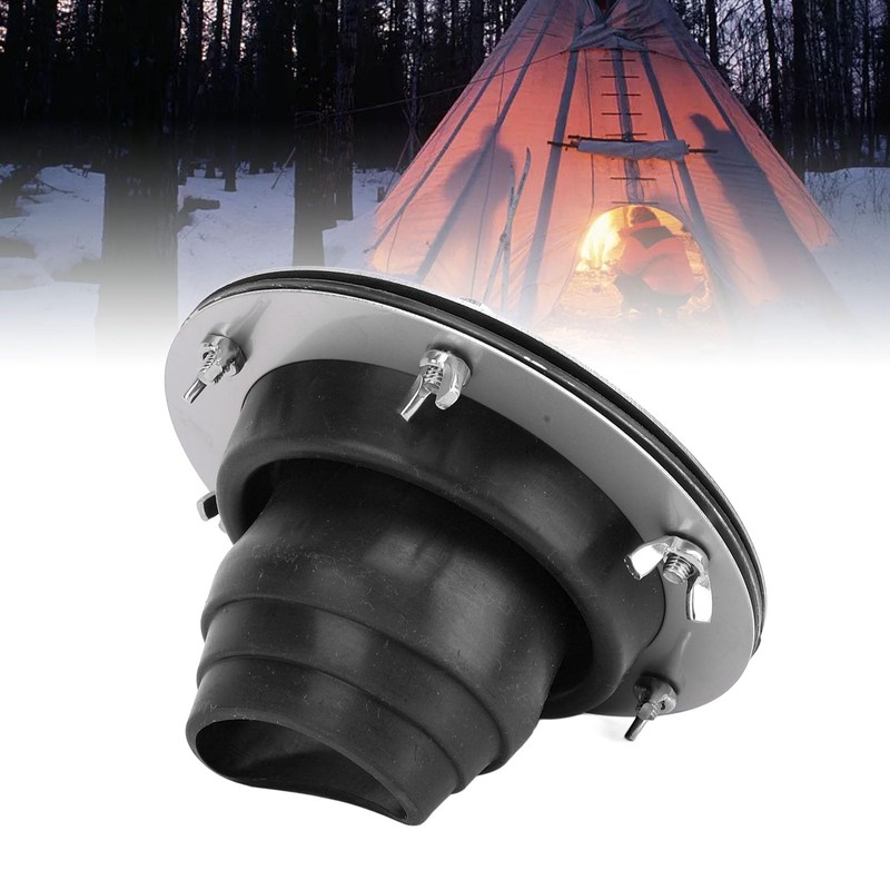 Stove Jack Kit for Tent High Temperature Silicon Pipe Boot