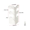 LT Easiyl 12Pcs Metal Corner Protectors Baseboard with Screws for