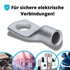 Cembre A5-M8 Tube Cable Lug 25 mm² M8 Uninsulated Tin-Plated