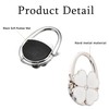 ZHENJIER Purse Hook for Table, Clover Design Foldable Purse Holder