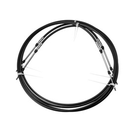REPAIROCK 2pcs 10ft 3 Meter 118 Inch Marine Type 3300 / 33C Throttle Shift Remote Control Box Cable for Yamaha Outboard Engine Boat Motor Steering System Black Auto Replacement Parts