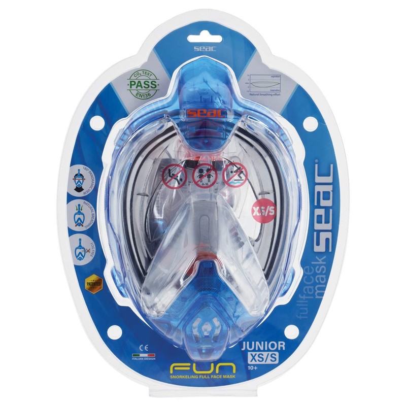 Seac Fun, Full Face Snorkeling Mask for Children 10+ and