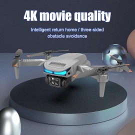 New Drone 4K Double Camera HD XT9 WIFI Four-axis Aircraft RC Helicopter With Camera Drone - GREY 4K 3B CAM, CHINA