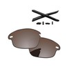 PapaViva Replacement Lenses & Rubber Kits for Oakley Fast Jacket