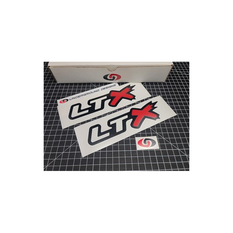 LTX Decals (2pk) Performance Racing Engine Accent Stickers 6.2L LT1
