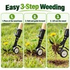 Heavy-Duty Garden Weeder Tool for Lawn Care – Manual Root