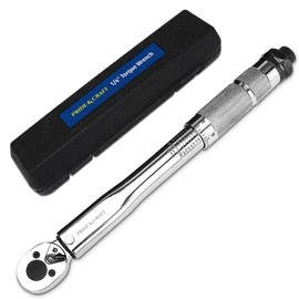 PRIDE&CRAFT 1/4" Torque Wrench 20-200IN-LB/2.26-22.6Nm, ±3% High Precision Torque Wrench for Lug Nuts, Two Directions Adjustable, 72-Tooth