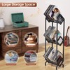 BOEASTER Vinyl Record Storage Rack, Record Holder 260-280 LP Storage