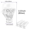Temzzer Skull Resin Gear Handle Stick Knob Heavy Shiny Car