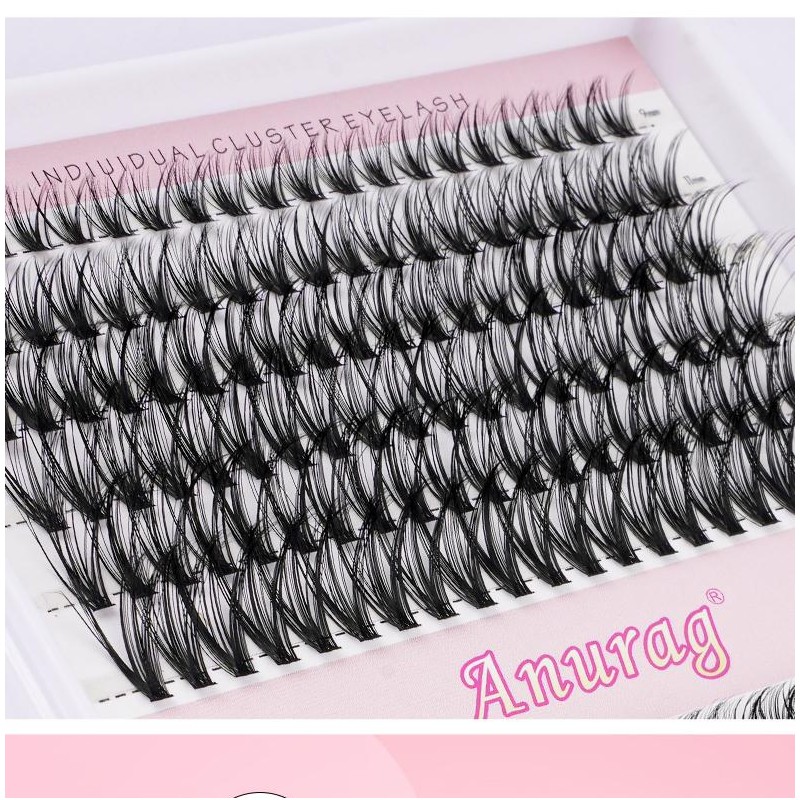 ANURAG Eyelash Bundle 9-17mm Eyelash Bundle Extensions 30+40D Thick Volume