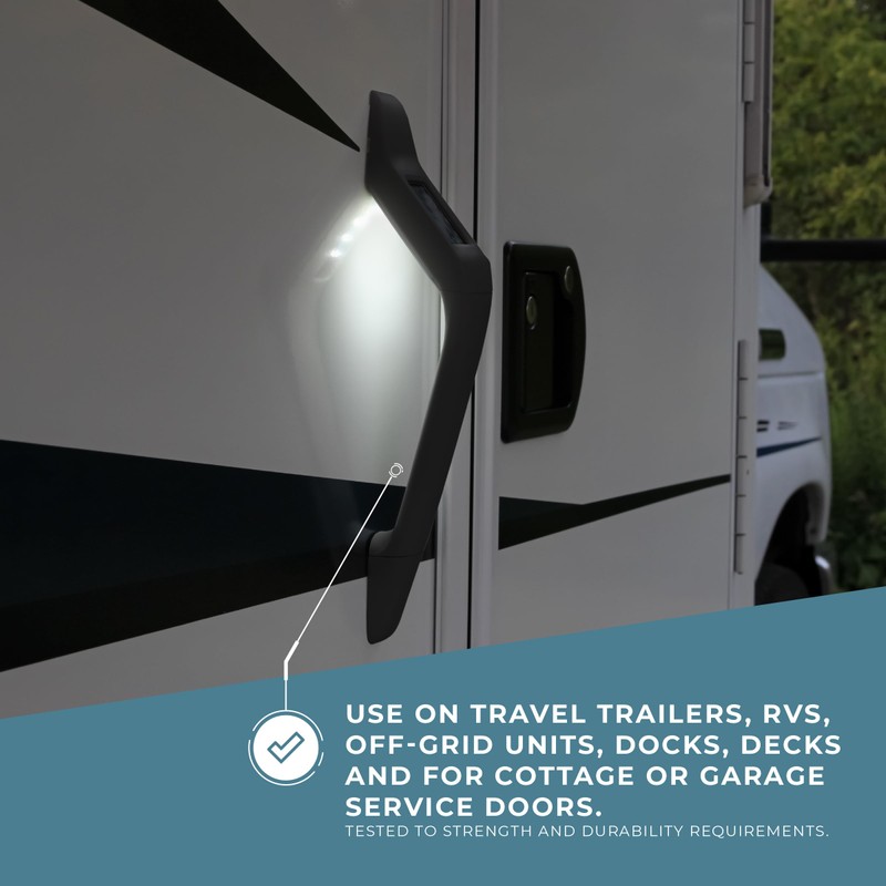 Manufacturers' Select ITC Attune RV Assist Handle (Black - Solar