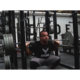 Stoic Knee Sleeves for Men Women - 7mm Neoprene Knee Support for Weightlifting, Powerlifting, Strength Training, Squats, Bodybuilding - IPF Approved Knee Compression Sleeves, 2-Pack (X-Small)