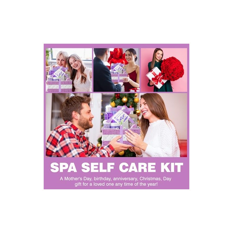 Saint Roy Cesta de regalo de baño para mujeres y