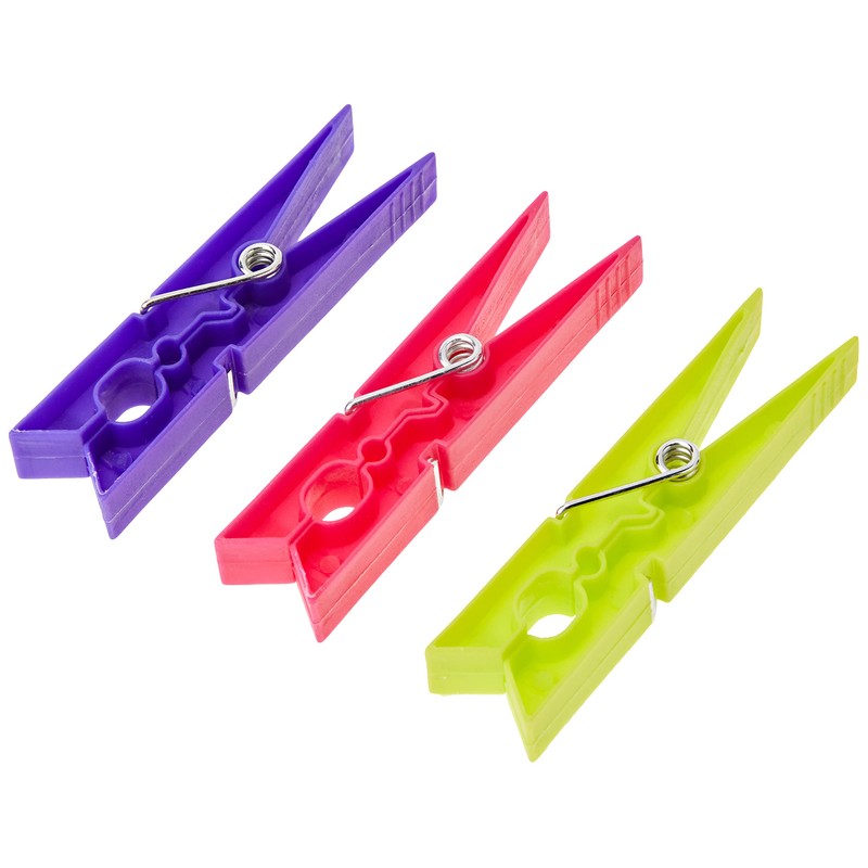 Metaltex 24 Plastic Clothes Pegs 405115(95)