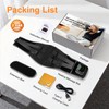 Graphene-Infused Cordless Heating Pad with Massager for Back, 5000mAh Rechargeable
