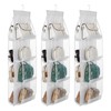 3Pack Hanging Handbag Organizer for Closet – 8 Clear PE