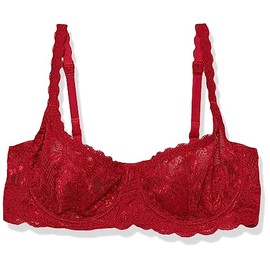 Cosabella Women's Say Never Balconette Bra, Sindoor Red, 34G