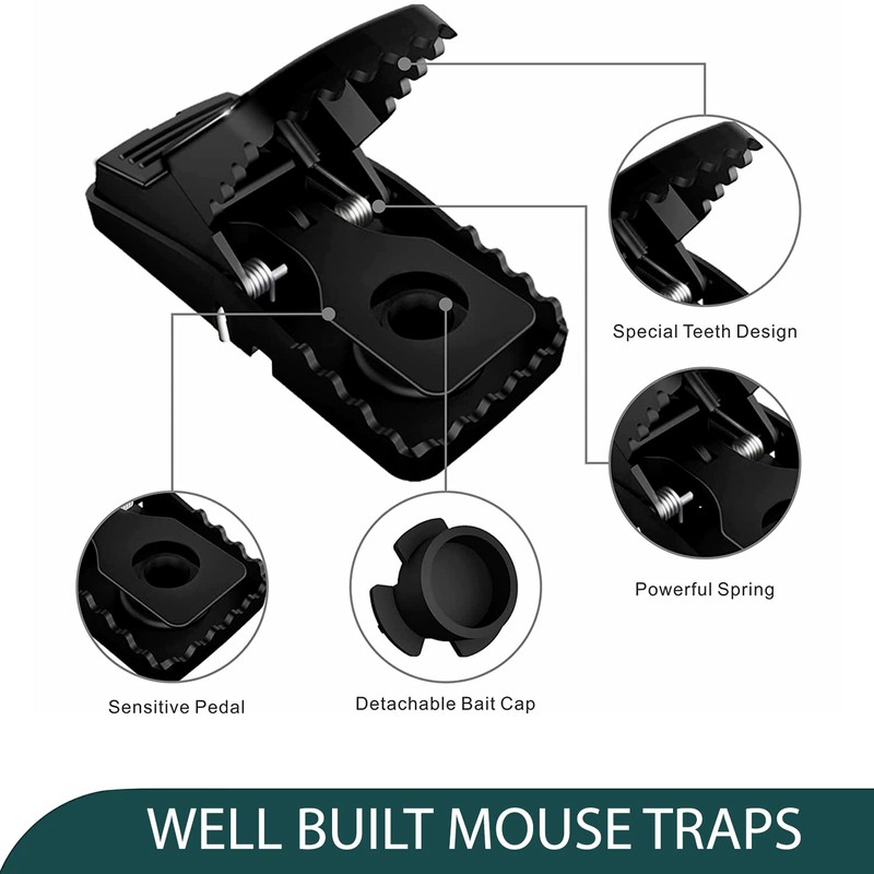 Green Haven Reusable Mouse Trap – 6 Pack Mouse Traps
