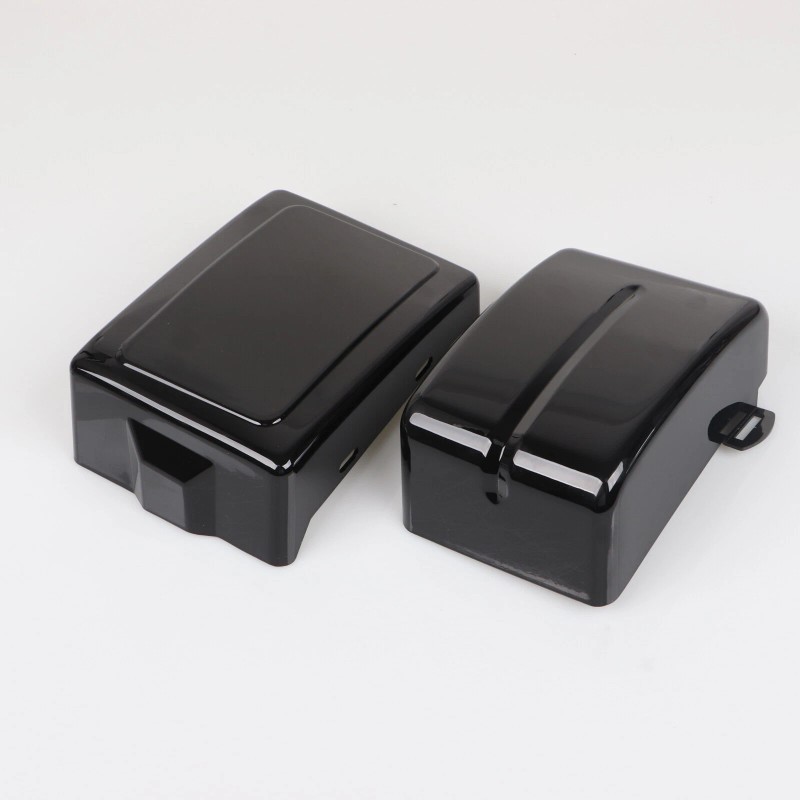 Unbranded L&R Battery Box Side Covers For Harley Dyna Street