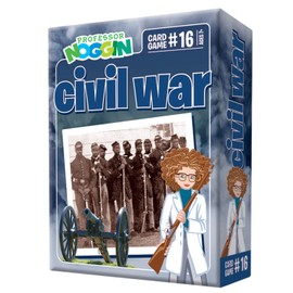 Outset Media Professor Noggin's Civil War Trivia Card Game - an Educational Trivia Based Card Game for Kids - Trivia, True or False, and Multiple Choice - Ages 7+ - Contains 30 Trivia Cards