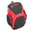Basketball Backpack Black Red Multifunctional Large Capacity with Multiple Storage
