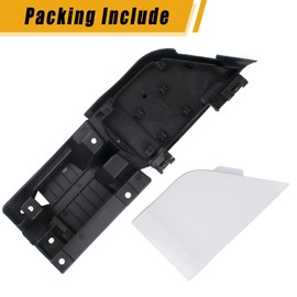 Boine Fuel Filler Door Housing Pocket Hinge with White Cover Compatible With 2015-2023 Ford Transit 150 250 350 Gas Door Cap Replace CK4Z-5427936-A CK4Z5427936A