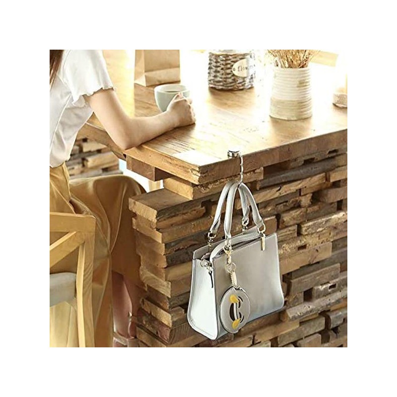 Milaloko Purse Hook Foldable - Set of 4 Folding Handbag