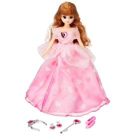 Takara Tomy Licca Takara Tomy LD-03 Heartful Princess Dress-up Doll, Pretend Play, Toy, Ages 3 and Up, Passed Toy Safety Standards, ST Mark Certified