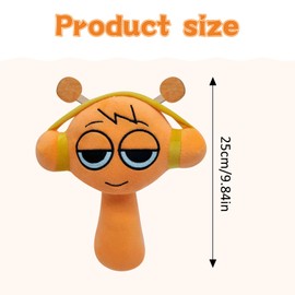 RCYHCY Sprunki Plush, 9.84 Inch Sprunki Plushies, Sprunki Wenda Plush, Sprunki Plush Toy, Soft Stuffed Animal Pillow Birthday Christmas Choice for Fans and Kids Boys Girls