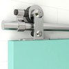 TSMST 6FT Sliding Barn Door Hardware Kit, Top Mount Stainless