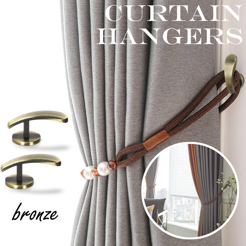 Curtain Window Treatment Holdbacks Tiebacks Tie Backs Back Hooks Hook
