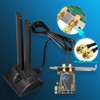 Eightwood WiFi 6E Antenna Tri-Band 2.4GHz 5GHz 6GHz RP-SMA Antenna