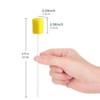 50 Pack Disposable Oral Swabs, Sterile Dental Sponge Swabsticks Unflavored