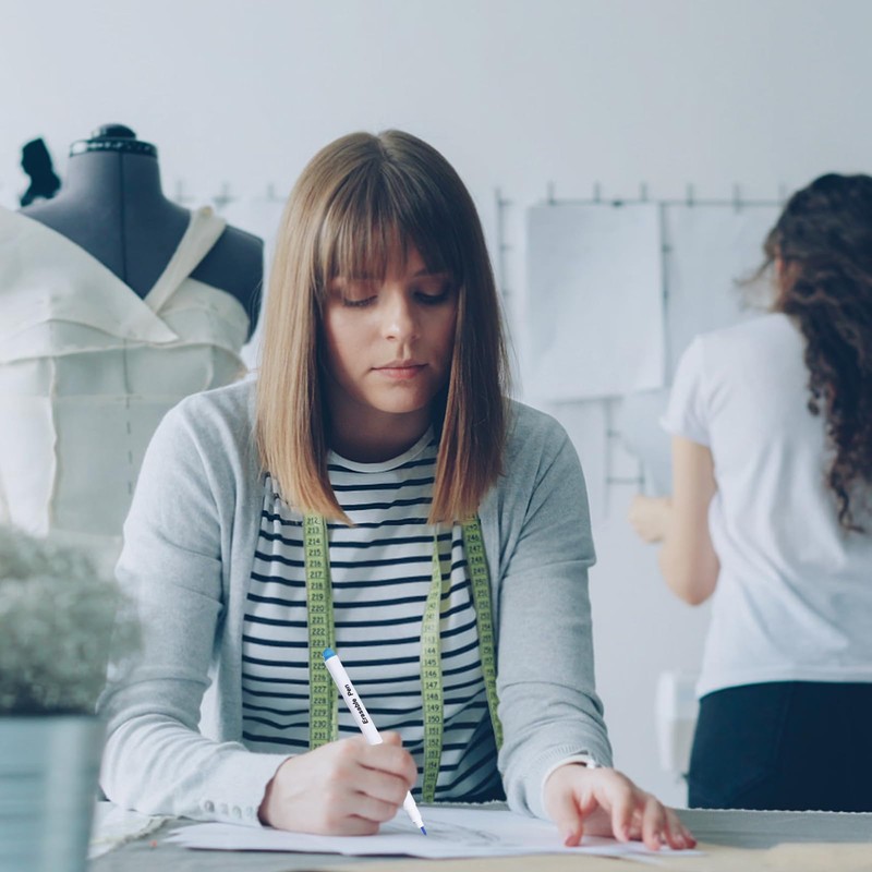 JCUGSBS Pack of 4 Textile Markers, Water Soluble, Disappearing Trick