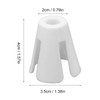Pack of 10 White Plastic Bobbin Claw, Thread Spool, Cone