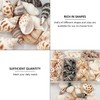 KVBUCC 105 Seashell Decorations, Spiral Shells, Starfish Decorations, Fish Tank