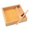Baby Toy Montessori Language Toy Sand Tray Writing Abilty Yellow