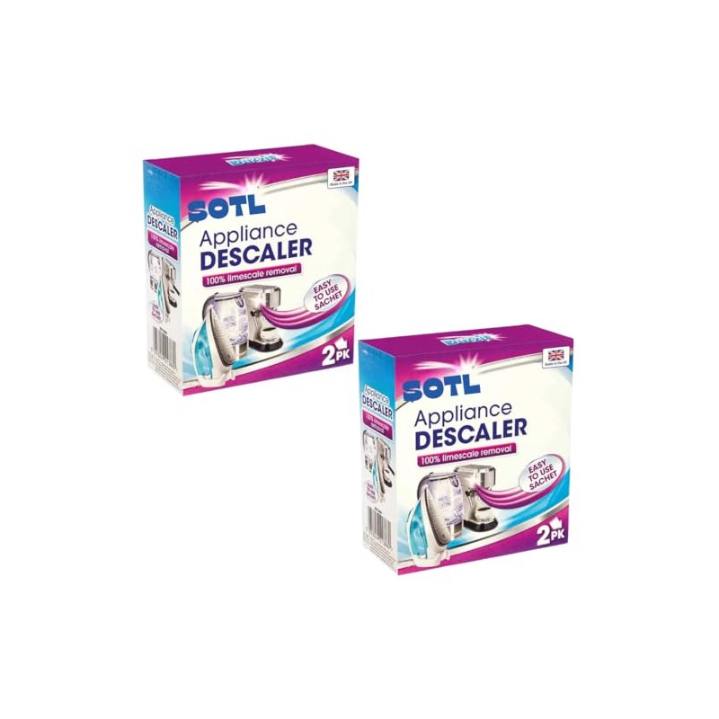 SOTL® X2 Appliance Descaler Sachets Effortlessly Remove Limescale from Kettles