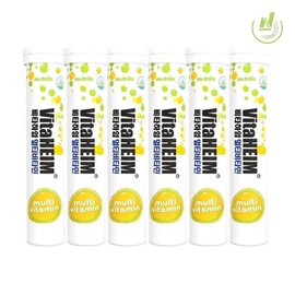 Vitaheim German Foam Multivitamin (4500mgX20 tablets) 6 bottles / 비타하임 독일발포 멀티비타민(4500mgX20정) 6통
