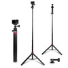 81" Extendable Selfie Stick Tripod Stand for Gopro Camera, Vlogging