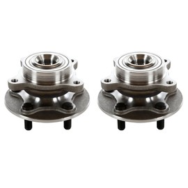 AutoShack Front Wheel Hub Bearing Pair of 2 Driver and Passenger Side Replacement for 2005-2009 Land Rover LR3 2006-2013 Range Rover Sport 2010-2014 LR4 3.0L 4.2L 4.4L 5.0L V8 4WD AWD 5-Lug HB615069PR