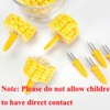 24 Pack Stainless Steel Corn Holders - Corn on the