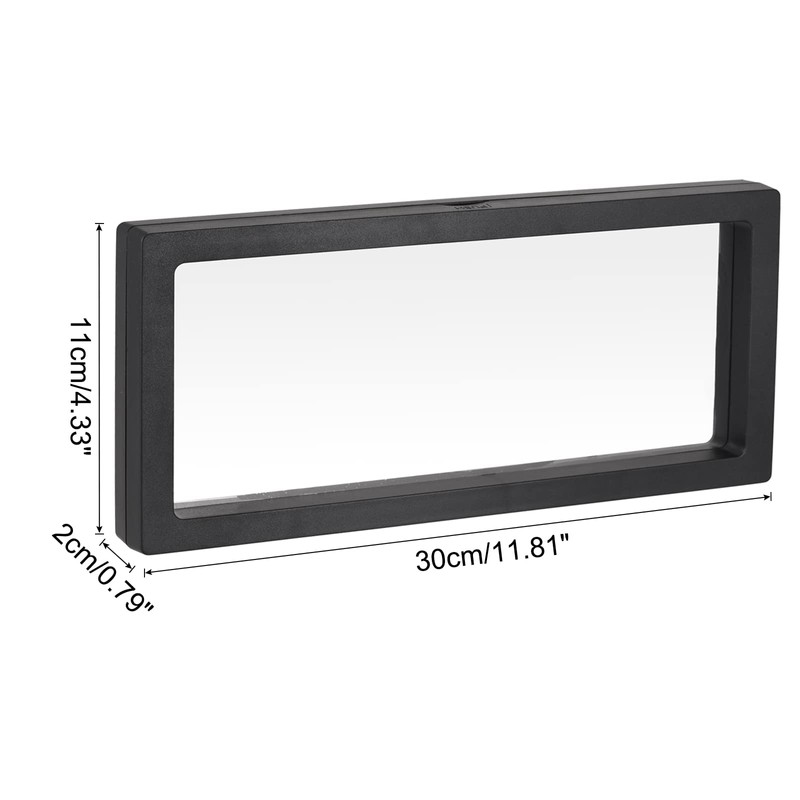 MECCANIXITY Floating Frame Display Holder Stand 3D Jewelry Display Box