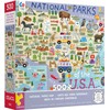Ceaco - National Parks Map - 500 Piece Jigsaw Puzzle