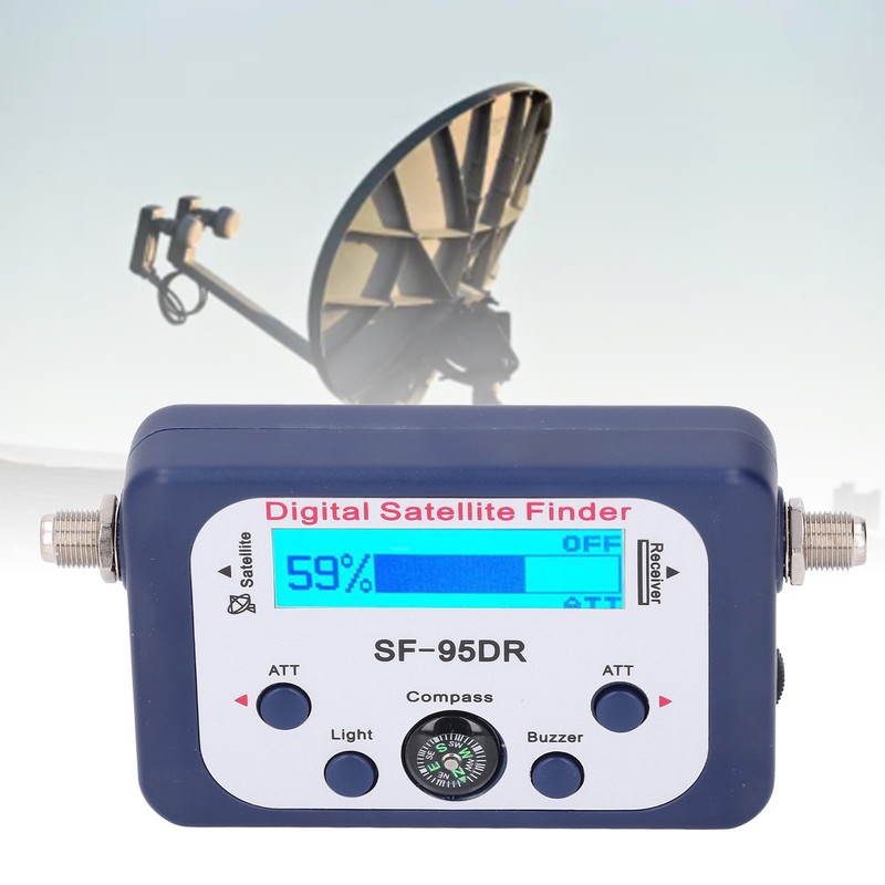Digital Satellite Signal Finder 950‑2150MHz LCD Display Backlit Portable Satellite