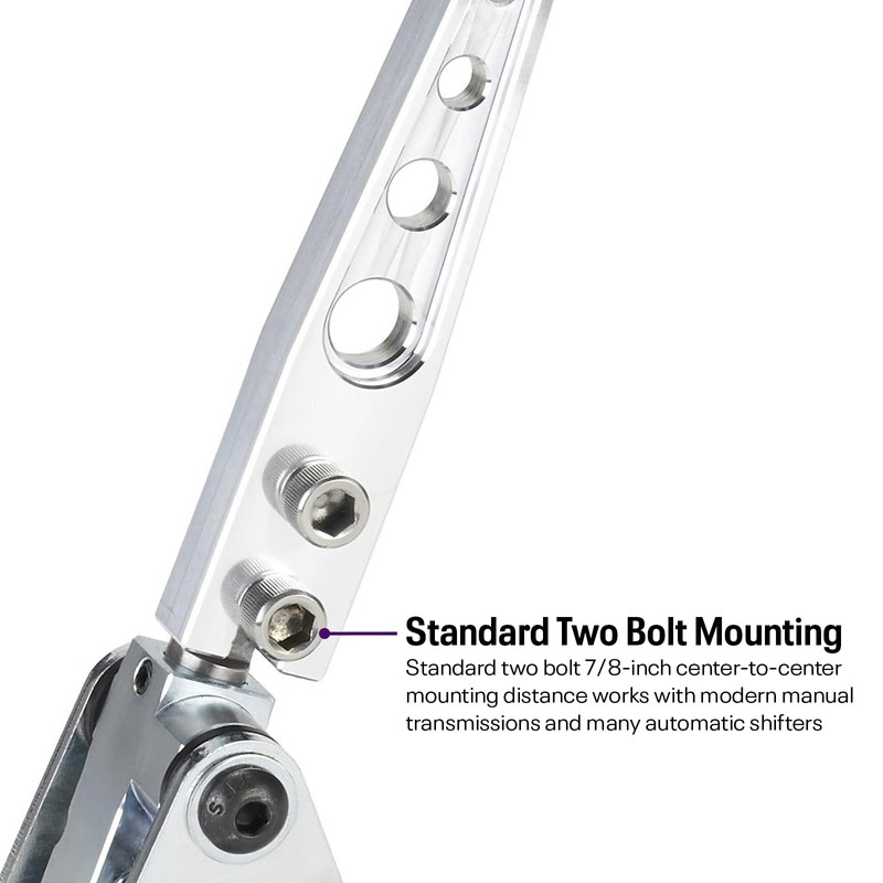 Speedway Motors Machined Billet Aluminum Shift Lever, with Holes, 12